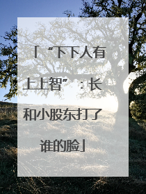 “下下人有上上智”：长和小股东打了谁的脸