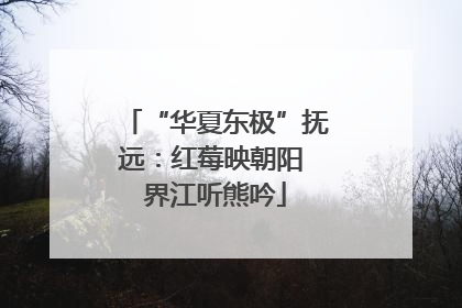 “华夏东极”抚远：红莓映朝阳 界江听熊吟