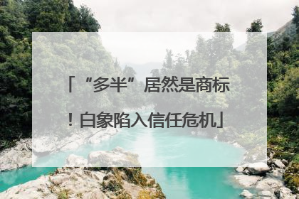 “多半”居然是商标！白象陷入信任危机