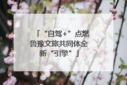 “自驾+”点燃鲁豫文旅共同体全新“引擎”