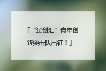 “辽创汇”青年创新突击队出征！