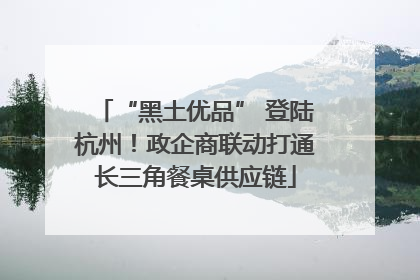 “黑土优品” 登陆杭州！政企商联动打通长三角餐桌供应链
