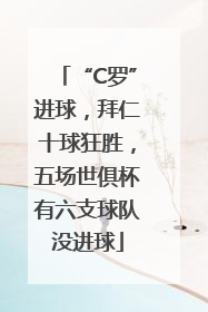 “C罗”进球，拜仁十球狂胜，五场世俱杯有六支球队没进球