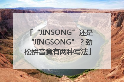 “JINSONG”还是“JINGSONG”？劲松拼音竟有两种写法