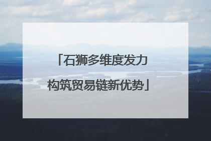 石狮多维度发力 构筑贸易链新优势