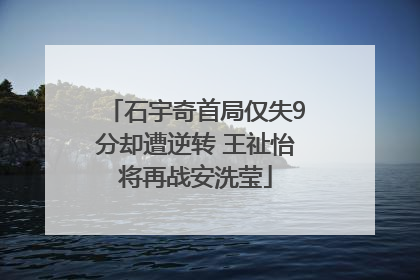 石宇奇首局仅失9分却遭逆转 王祉怡将再战安洗莹