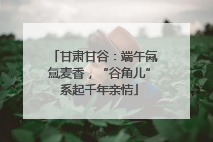 甘肃甘谷：端午氤氲麦香，“谷角儿”系起千年亲情