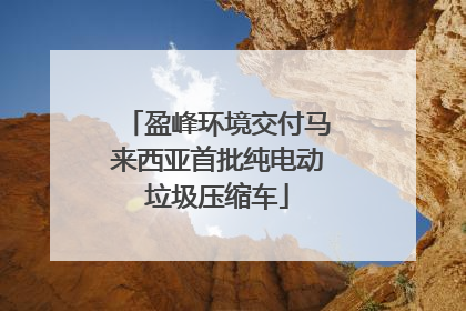 盈峰环境交付马来西亚首批纯电动垃圾压缩车