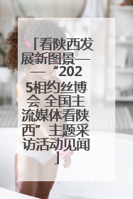 看陕西发展新图景——“2025相约丝博会 全国主流媒体看陕西”主题采访活动见闻