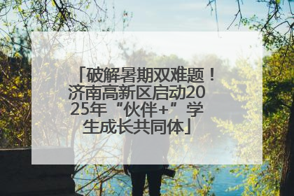 破解暑期双难题！济南高新区启动2025年“伙伴+”学生成长共同体