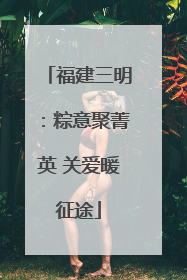 福建三明：粽意聚菁英 关爱暖征途