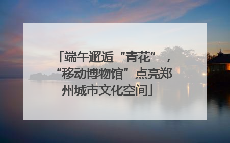 端午邂逅“青花”，“移动博物馆”点亮郑州城市文化空间