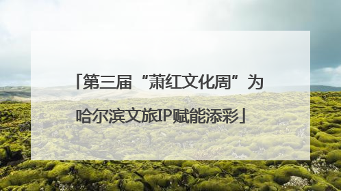 第三届“萧红文化周”为哈尔滨文旅IP赋能添彩