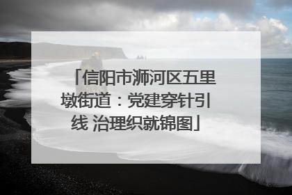 信阳市浉河区五里墩街道：党建穿针引线 治理织就锦图