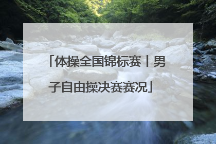 体操全国锦标赛丨男子自由操决赛赛况