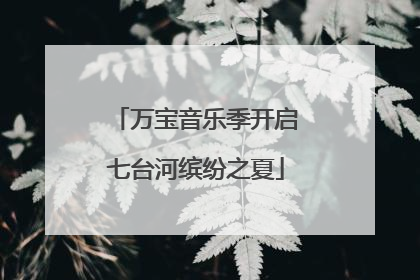 万宝音乐季开启七台河缤纷之夏