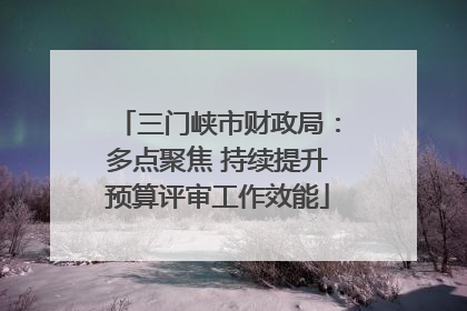 三门峡市财政局：多点聚焦 持续提升预算评审工作效能