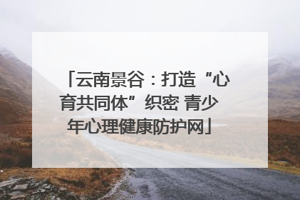 云南景谷：打造“心育共同体”织密 青少年心理健康防护网