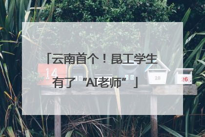 云南首个！昆工学生有了“AI老师”