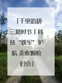 千里追耕·三夏时节丨科技“铁军”护航 麦收颗粒归仓