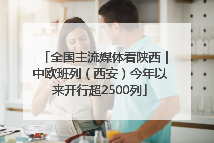 全国主流媒体看陕西｜中欧班列（西安）今年以来开行超2500列