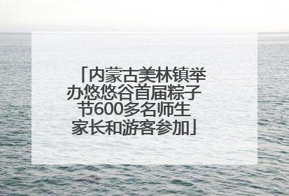 内蒙古美林镇举办悠悠谷首届粽子节600多名师生家长和游客参加