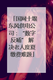 国网十堰东风供电公司：“数字反哺” 解决老人度夏缴费难题
