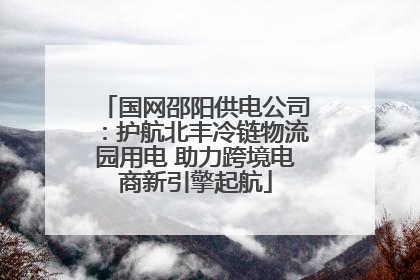 国网邵阳供电公司：护航北丰冷链物流园用电 助力跨境电商新引擎起航