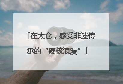 在太仓，感受非遗传承的“硬核浪漫”
