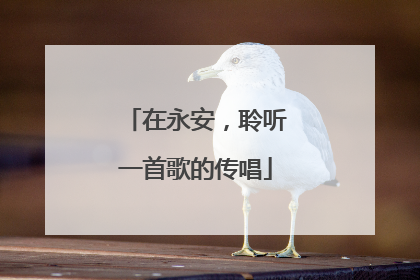 在永安，聆听一首歌的传唱
