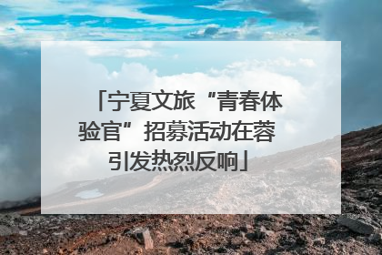 宁夏文旅“青春体验官”招募活动在蓉引发热烈反响