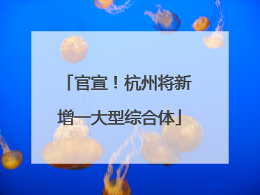 官宣！杭州将新增一大型综合体
