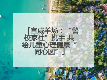 宣威羊场：“警校家社”携手 共绘儿童心理健康“同心圆”