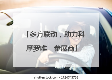 多方联动，助力科摩罗唯一参展商