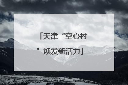 天津“空心村”焕发新活力