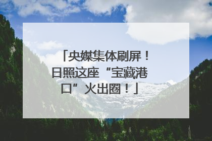 央媒集体刷屏！日照这座“宝藏港口”火出圈！