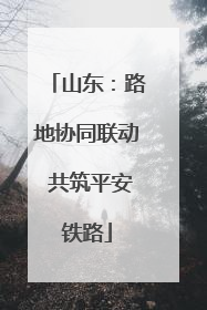 山东：路地协同联动 共筑平安铁路
