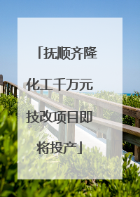 抚顺齐隆化工千万元技改项目即将投产