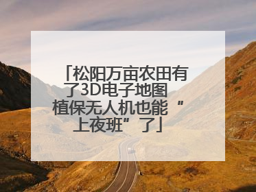 松阳万亩农田有了3D电子地图 植保无人机也能“上夜班”了