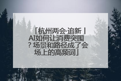 杭州两会·追新丨AI如何让消费突围？场景和路径成了会场上的高频词