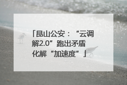 昆山公安：“云调解2.0”跑出矛盾化解“加速度”