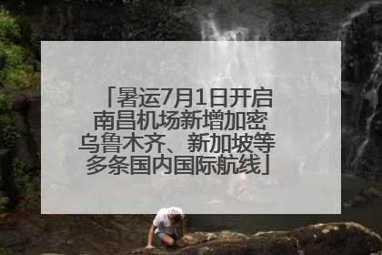 暑运7月1日开启 南昌机场新增加密乌鲁木齐、新加坡等多条国内国际航线
