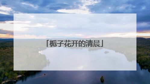 栀子花开的清晨