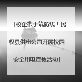 校企携手筑防线！民权县供电公司开展校园安全用电宣教活动