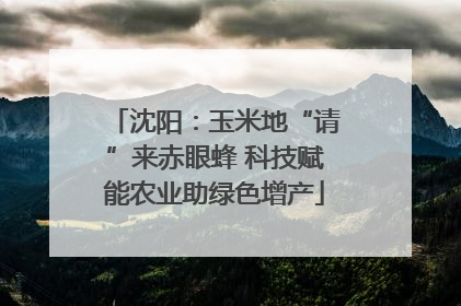 沈阳：玉米地“请”来赤眼蜂 科技赋能农业助绿色增产