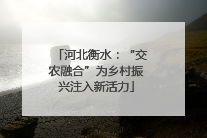 河北衡水：“交农融合”为乡村振兴注入新活力