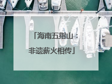 海南五指山：非遗薪火相传
