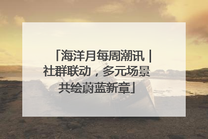 海洋月每周潮讯｜社群联动，多元场景共绘蔚蓝新章