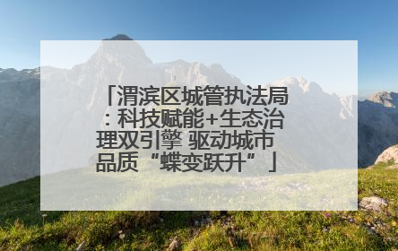 渭滨区城管执法局：科技赋能+生态治理双引擎 驱动城市品质“蝶变跃升”