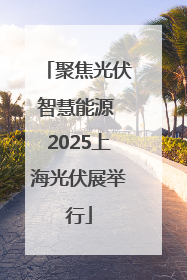 聚焦光伏智慧能源 2025上海光伏展举行